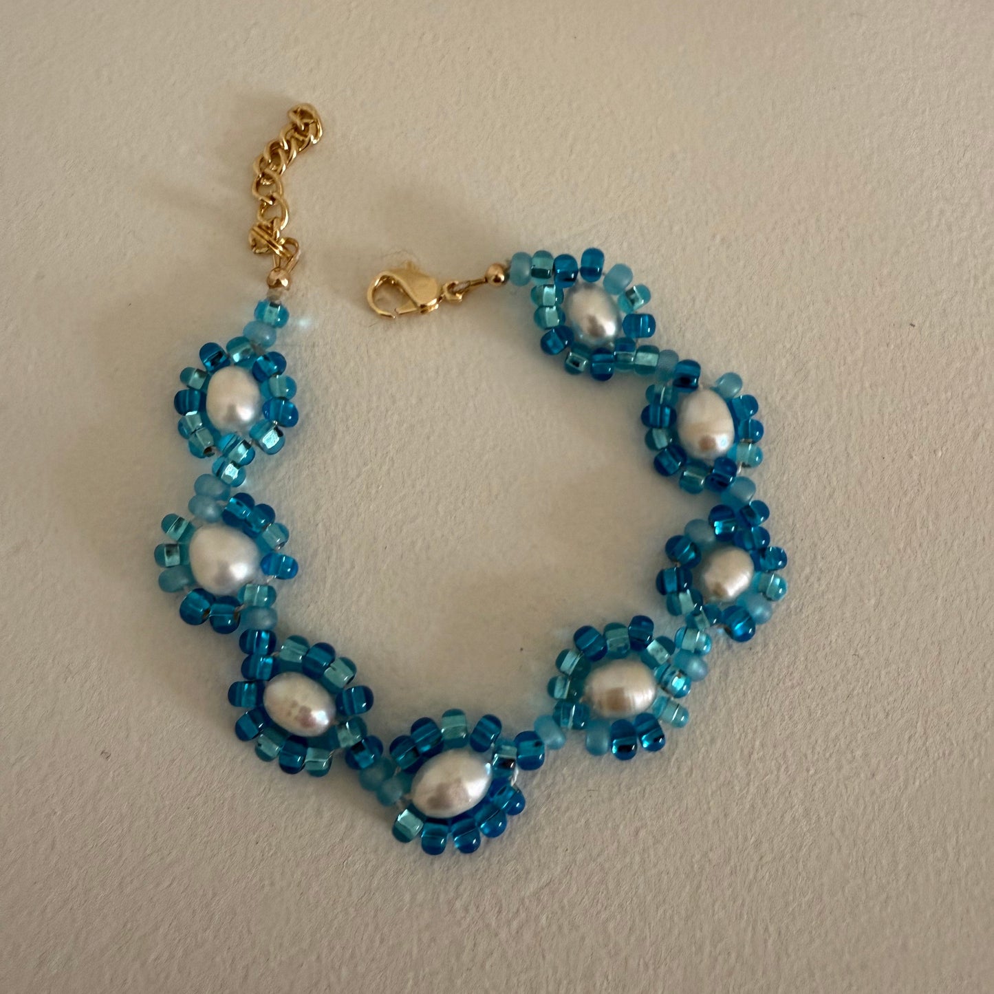 The Blue Pearl Bracelet